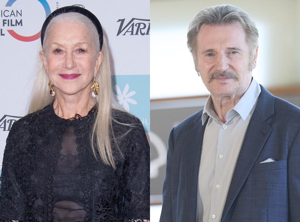 Helen Mirren and Liam Neeson