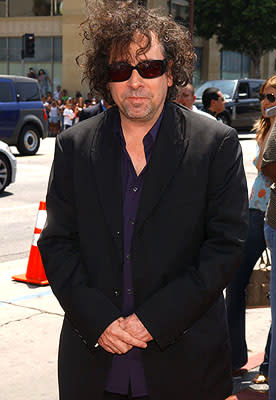 Tim Burton at the LA premiere of Warner Bros. Pictures' Charlie and the Chocolate Factory