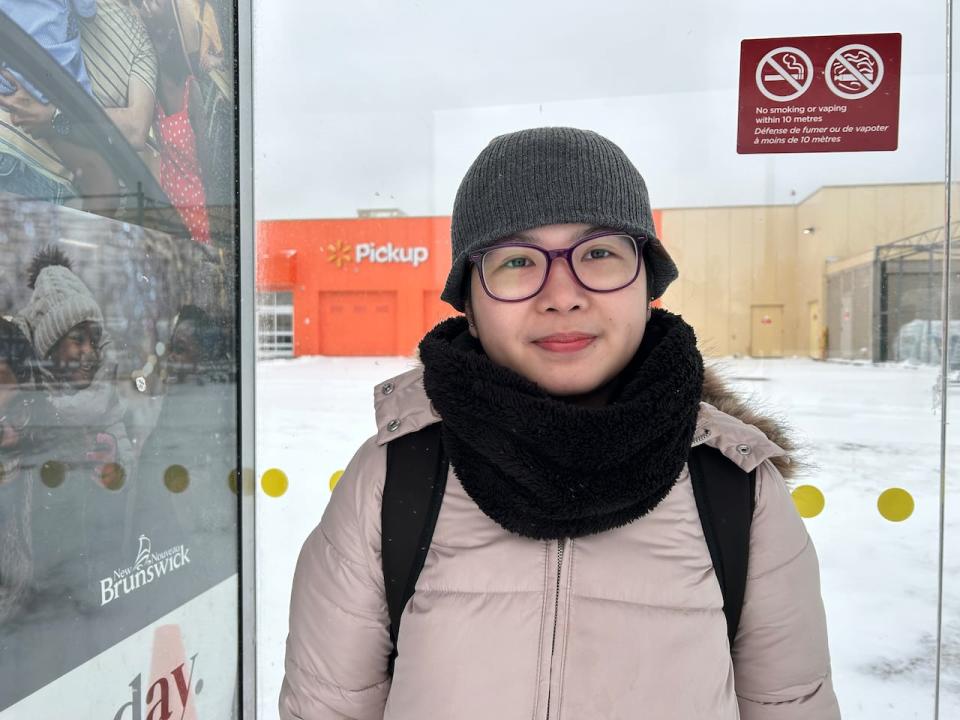 Kaitleen Lacsamana is spending her first winter in Canada and says she wasn't prepared for the Wednesday storm.