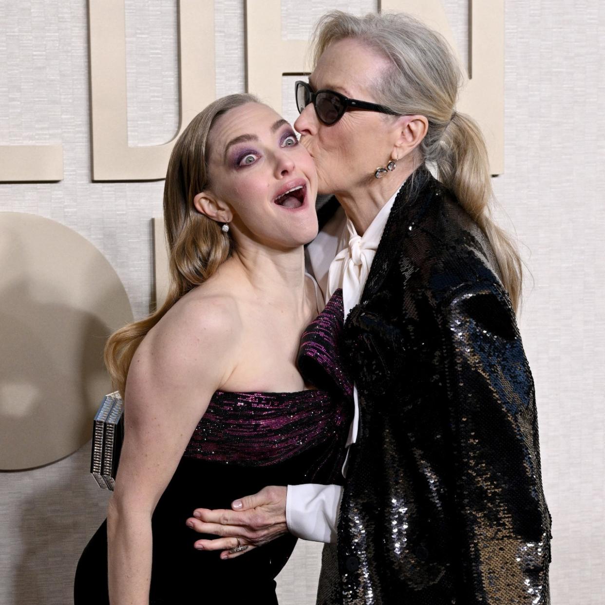  Amanda Seyfried and Meryl Streep. 