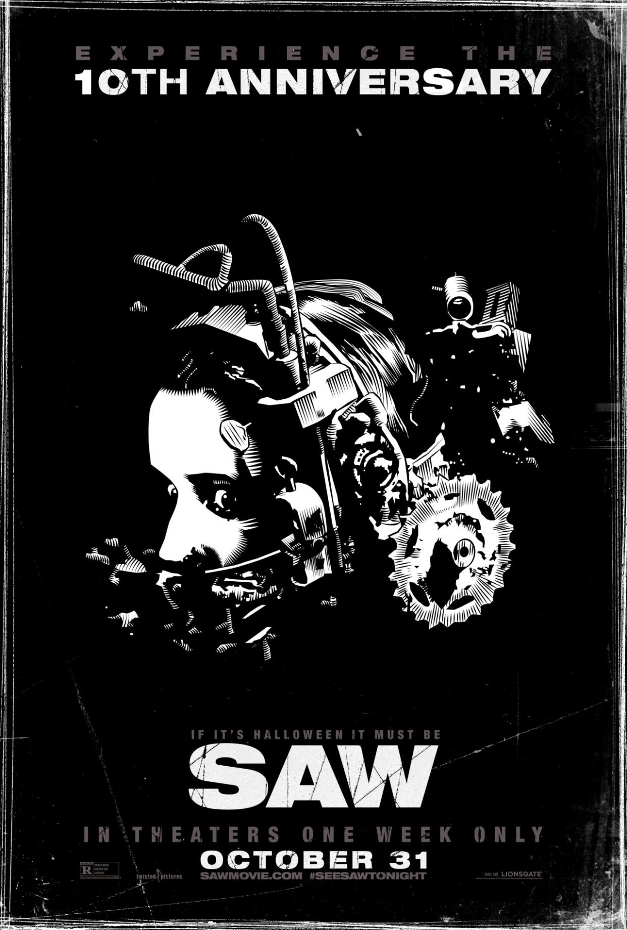 Saw 10th anniversary poster