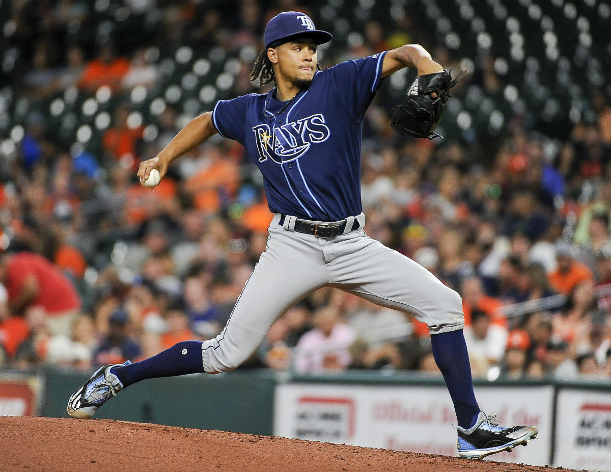 Chris Archer, Tampa Bay Rays, and his parents.