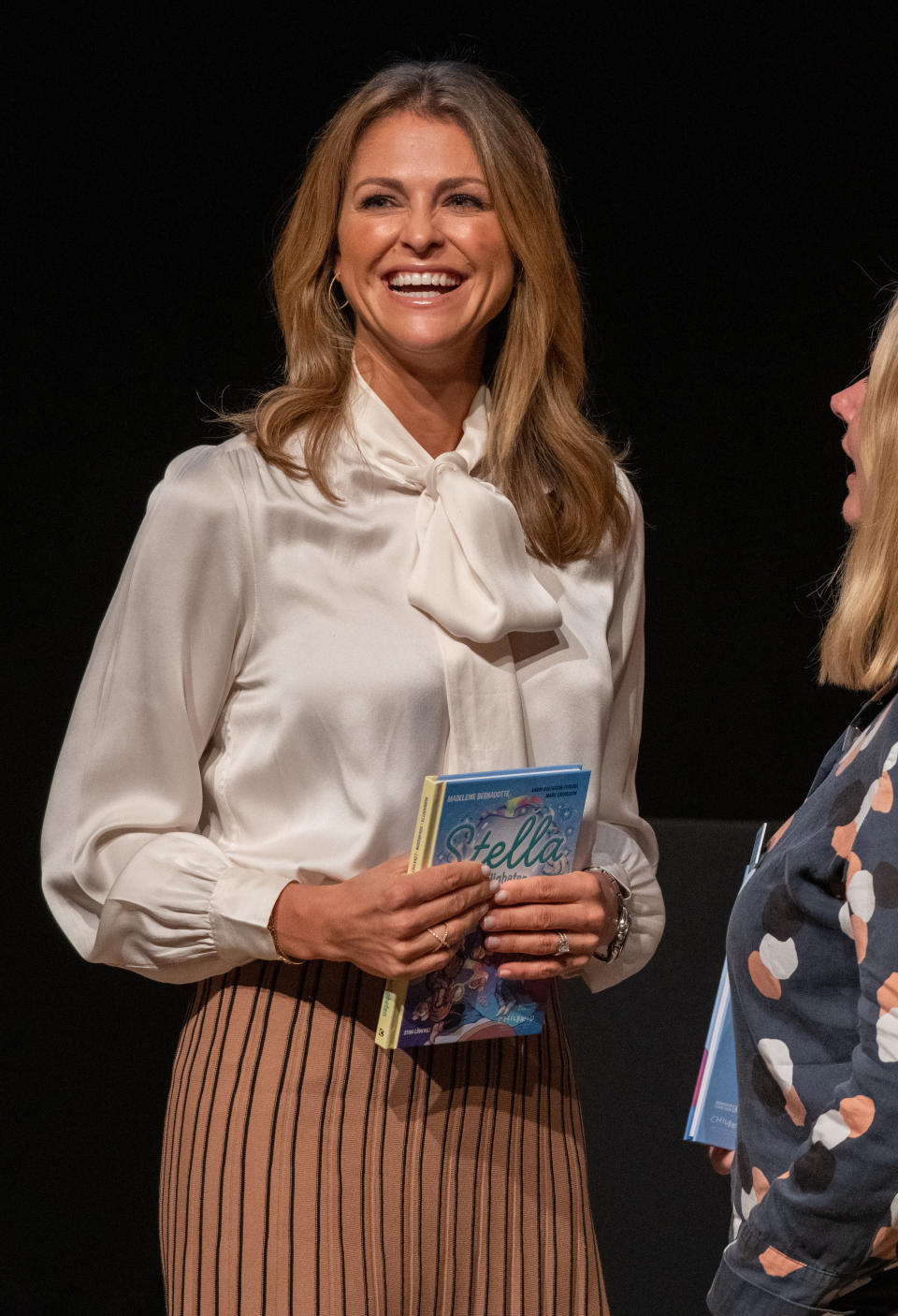 GOTHENBURG, SWEDEN - SEPTEMBER 27: Princess Madeleine of Sweden attends the launch of her book 'Stella and the Secret' at the Gothenburg Book Fair on September 27, 2019 at Svenska Massan in Gothenburg, Sweden. (Photo by Julia Reinhart/Getty Images)