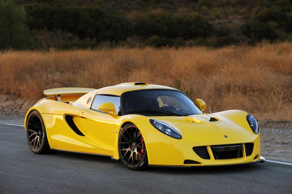 <p>Venom is a poisonous substance meant to kill. Fitting then, that the name would be affixed <a href="https://www.roadandtrack.com/new-cars/news/a32348/sorry-you-cant-buy-hennesseys-outrageous-270-mph-venom-gt-anymore/" rel="nofollow noopener" target="_blank" data-ylk="slk:to a car;elm:context_link;itc:0;sec:content-canvas" class="link ">to a car</a> with 1451 horsepower and a top speed of 270 mph. </p>