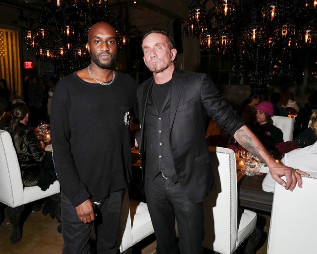 HYPEBEAST on X: #VirgilAbloh created an aluminum #LouisVuitton dining table  with matching chairs. The set sold for $150,000 USD during LV's pop-up at  Chrome Hearts New York.  / X