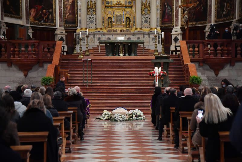 Funeral for former Italy player Paolo Rossi