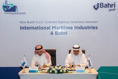 VPA Signing: IMI & Bahri  L-R: Mr. Fathi K. Al-Saleem, Chief Executive Officer, IMI 