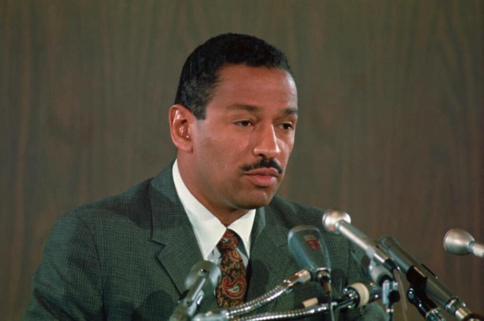Rep. John Conyers, Jr. (D-Mich.) speaks during press conference in Washington, D.C. (Photo: Getty Images)