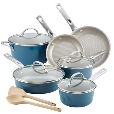 Ayesha Curry 12pc Aluminum Cookware Set. Black-Owned Businesses to Support.