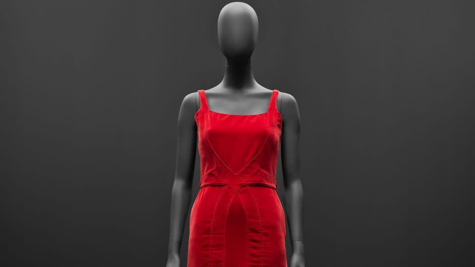 While Chanel made the little black dress famous, her work was incredibly diverse — like this red piece, dating from 1932. - Nicholas Alan Cope/Courtesy V&A