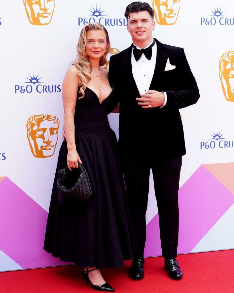 Anna Maynard and Harry Clark attending the BAFTA TV Awards 2024, at the Royal Festival Hall in London. Picture date: Sunday May 12, 2024.