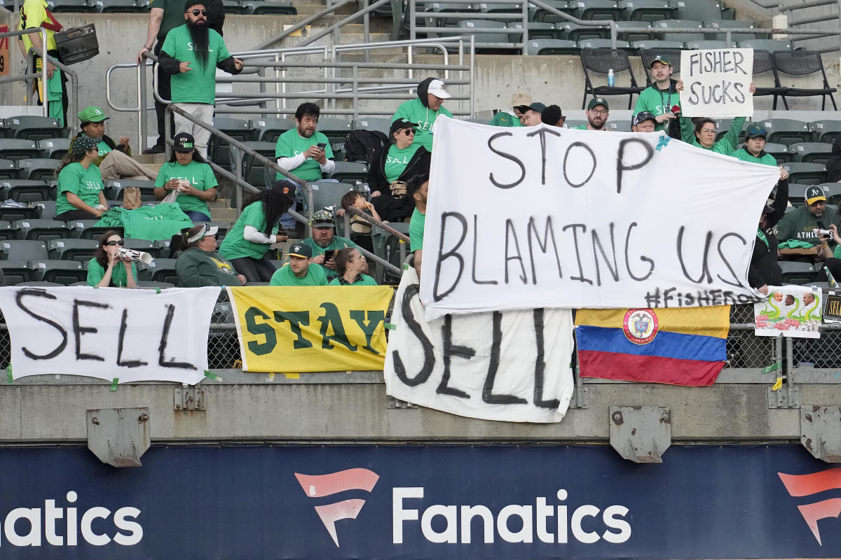 Oakland A's fans stage 'reverse boycott' at plans to move team to