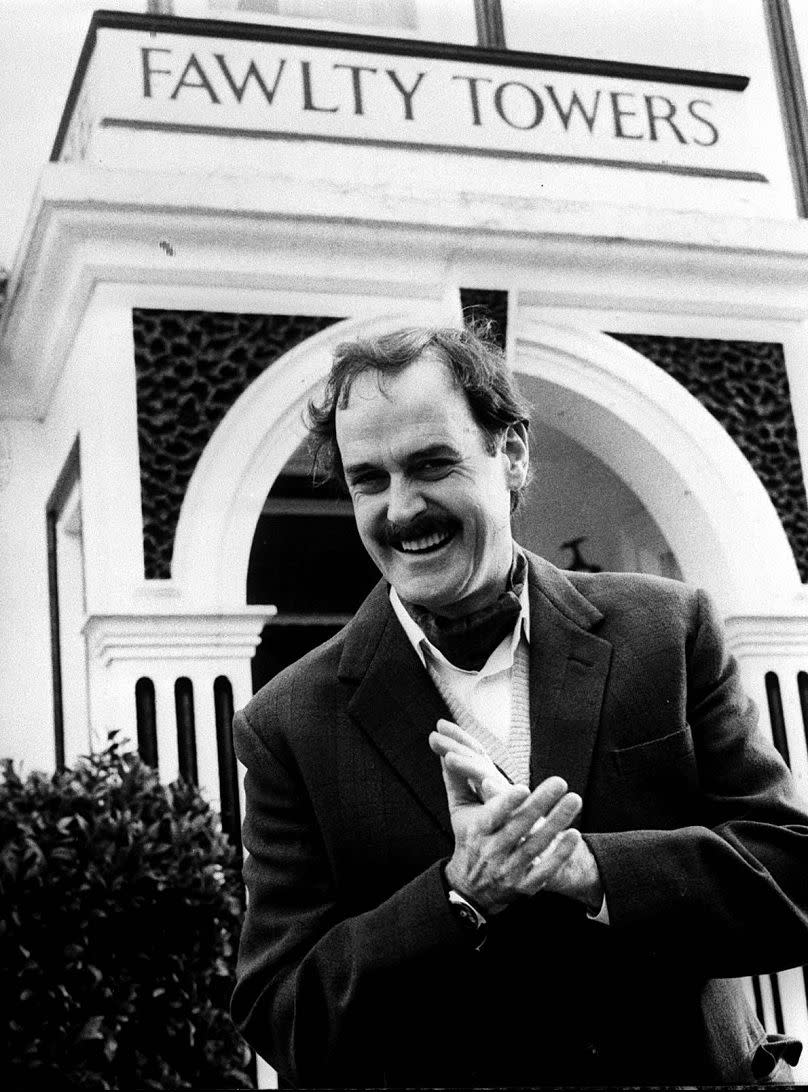 John Cleese as Basil Fawlty in 'Fawlty Towers', 1984