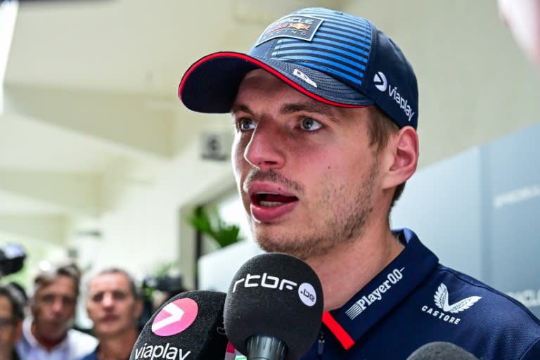 Red Bull's F1 world champion Max Verstappen says the departure of Adrian Newey won't impact his choices over his future. (GIORGIO VIERA)