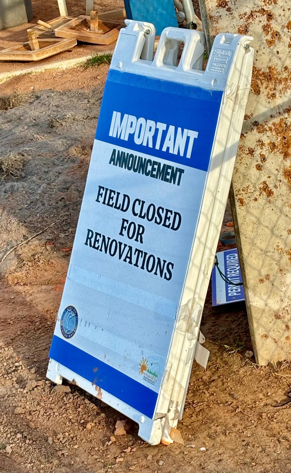Much to the dismay of many of the parents of the Little League players, the East Boynton Beach field is closed for the 2024 season for renovations.