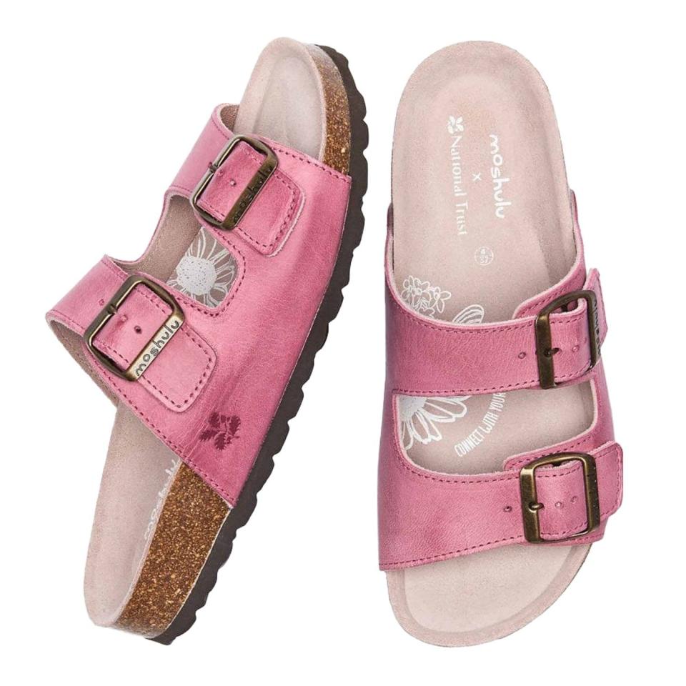 Pink cork footbed sandals, £55.20, Moshulu