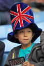 COVENTRY, UNITED KINGDOM - JULY 28: A fan during the Women's Football first round Group F Match between Japan and Sweden on Day 1 of the London 2012 Olympic Games at City of Coventry Stadium on July 28, 2012 in Coventry, England. (Photo by Francis Bompard/Getty Images)