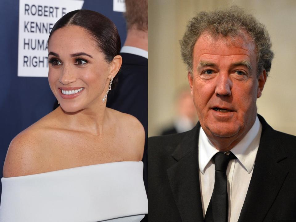 Meghan Markle and Jeremy Clarkson (Images from Getty)