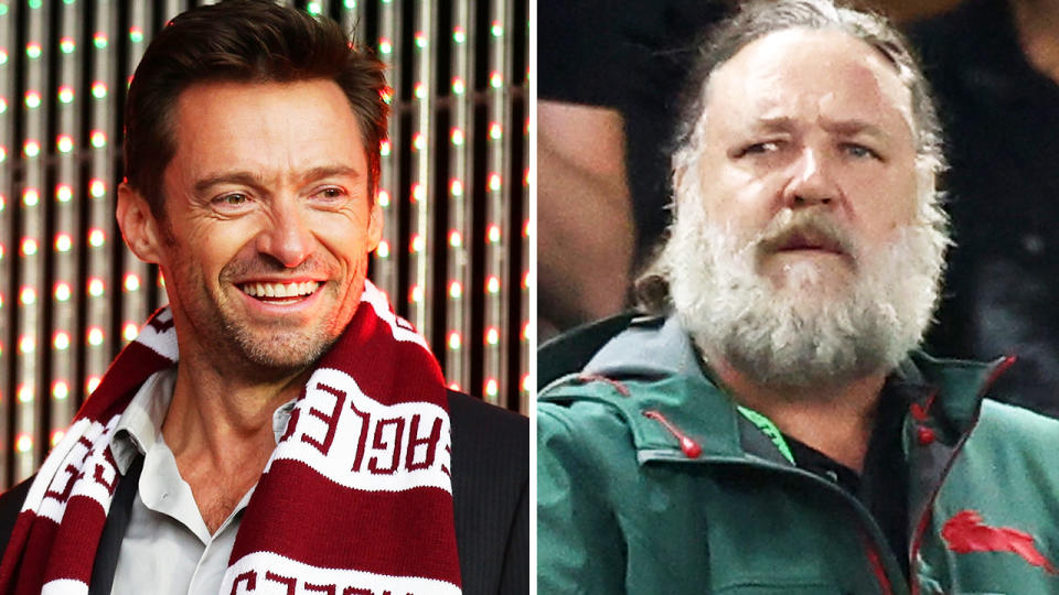 Hugh Jackman and Russell Crowe