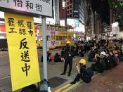 香港警務處承認，11日晚上香港銅鑼灣示威活動中有港警喬裝示威者進行作業。(photo by Wikipedia)