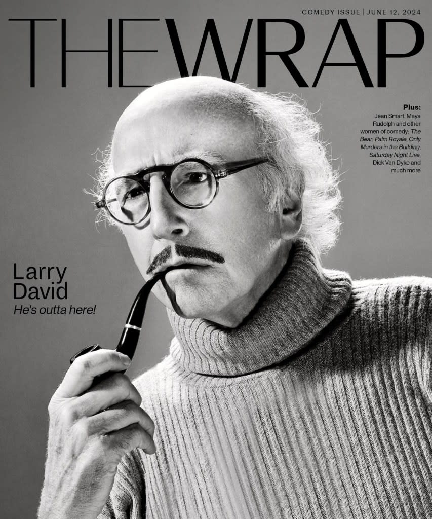 Larry David photographed by Mary Ellen Matthews