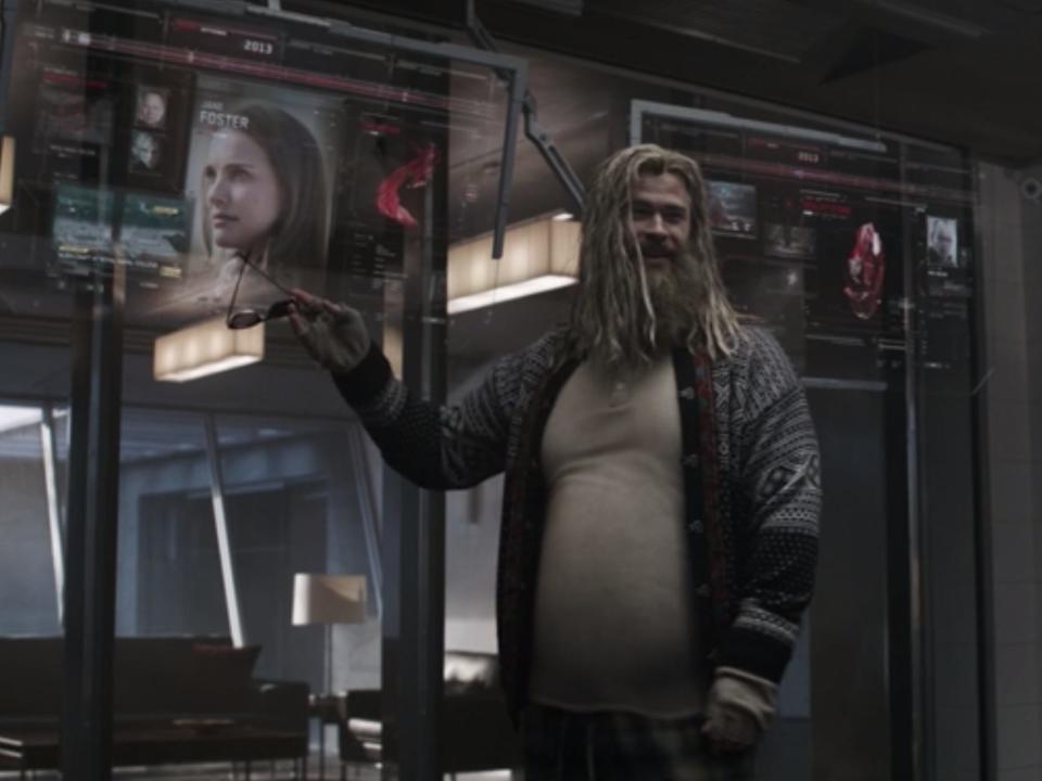 Chris Hemsworth as Thor in "Avengers: Endgame."