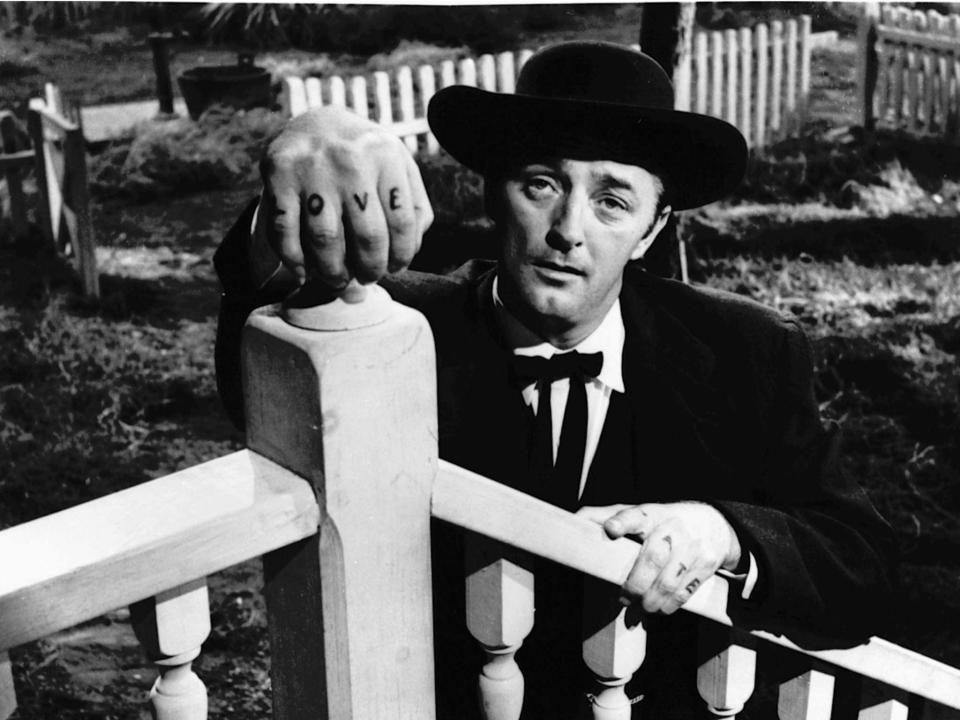 Charles Laughton's only film 'The Night Hunter' (1955) starred Robert Mitchum as a corrupt minister-turned-serial killer