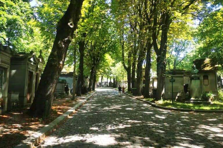 Los árboles en cementerios como el Père Lachaise en París ayudan a refrescar las áreas circundantes