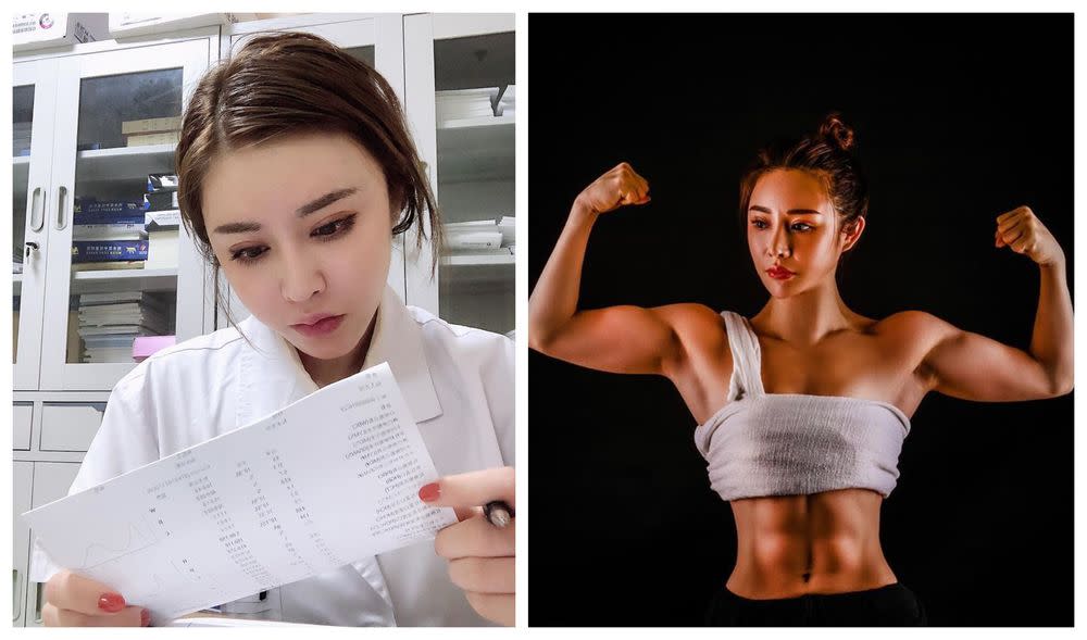 Traditional Chinese medicine doctor Yuan Herong has gone viral for her incredibly toned physique. — Picture via Instagram/yuanherong1229