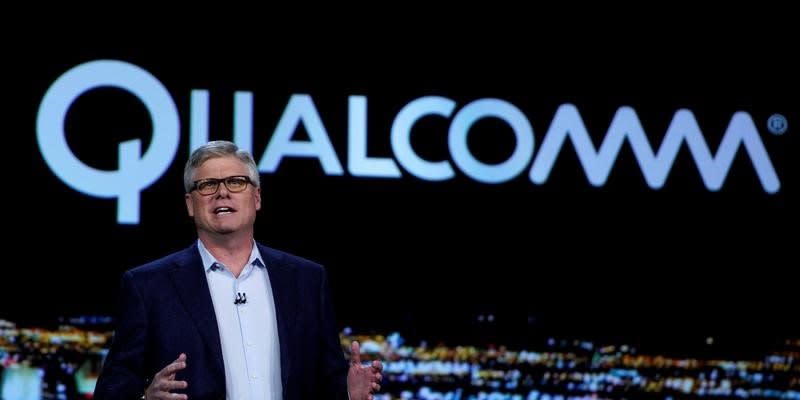 Steve Mollenkopf, Qualcomm CEO, speaks during his keynote address at CES in Las Vegas, U.S., January 6, 2017. REUTERS/Rick Wilking