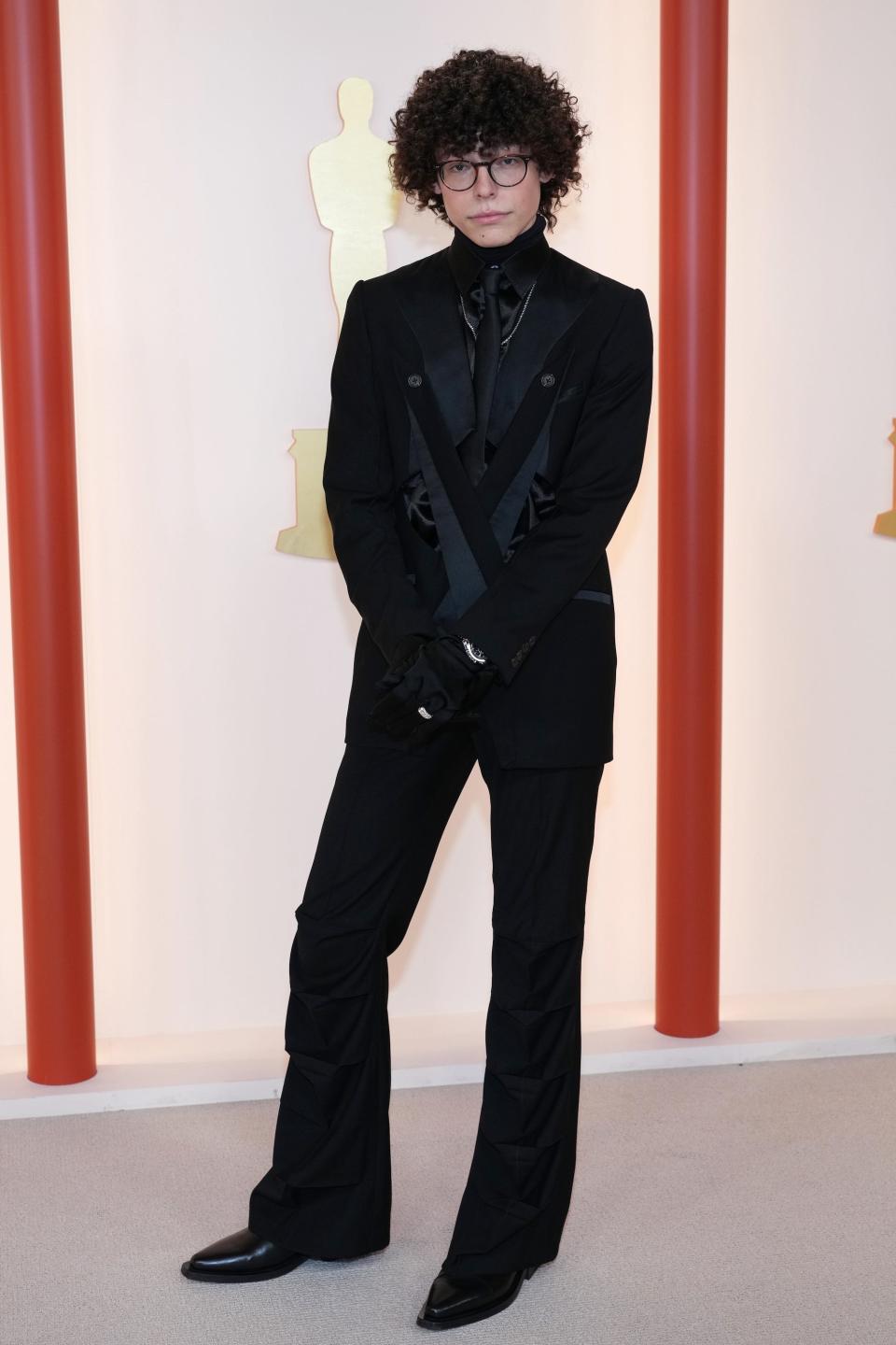 Reece Feldman attends the 2023 Academy Awards.
