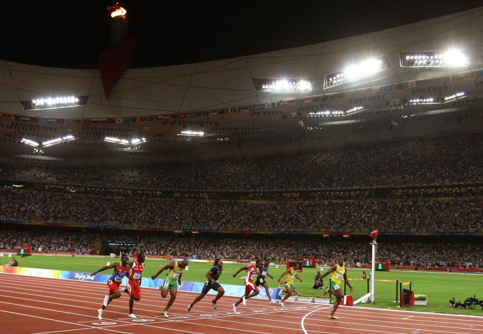 Usain Bolt dominated the 100 metres final (Andrew Milligan/PA) (PA Archive)