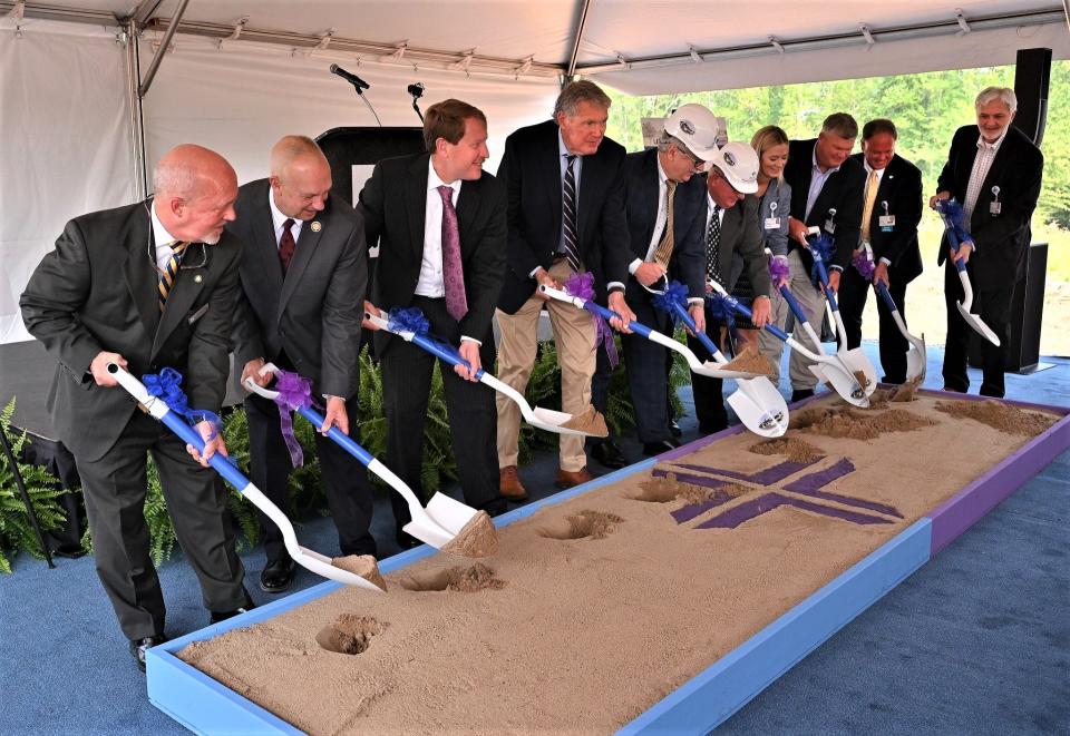 Ground was broken Tuesday on the new Union Medical Center replacement facility.