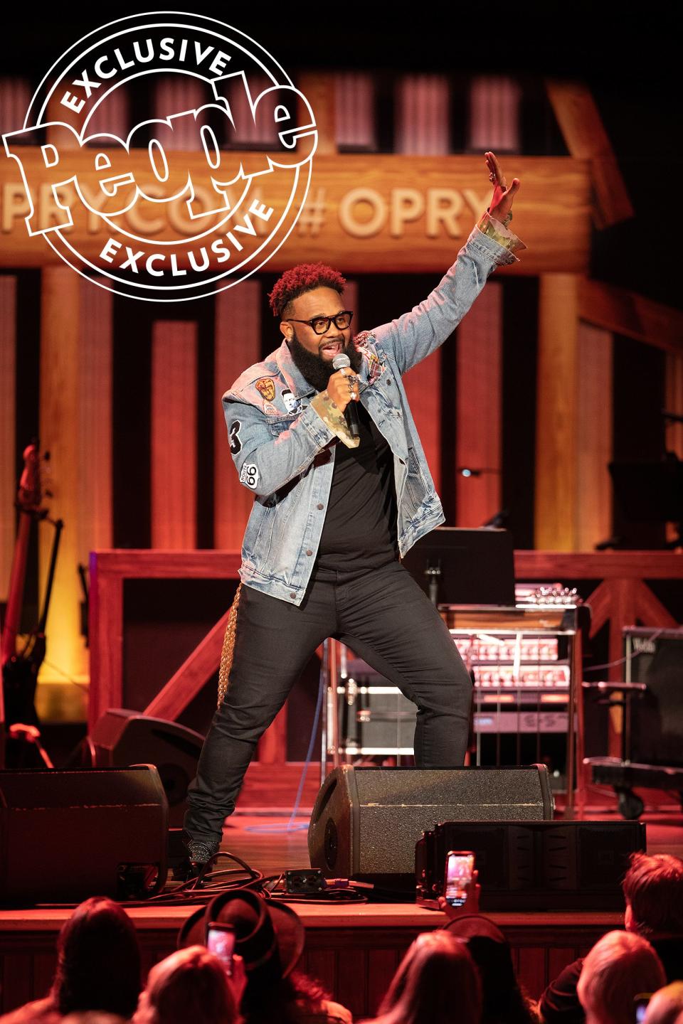 Making his Opry debut