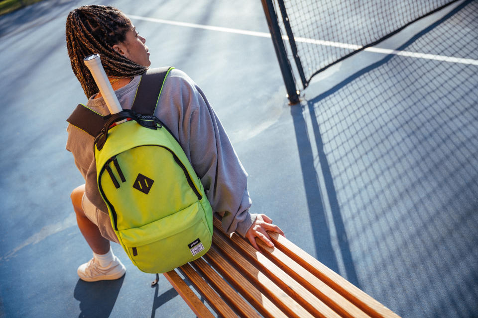 The backpack is designed to hold a racquet and other products. - Credit: STEPHEN WILDE