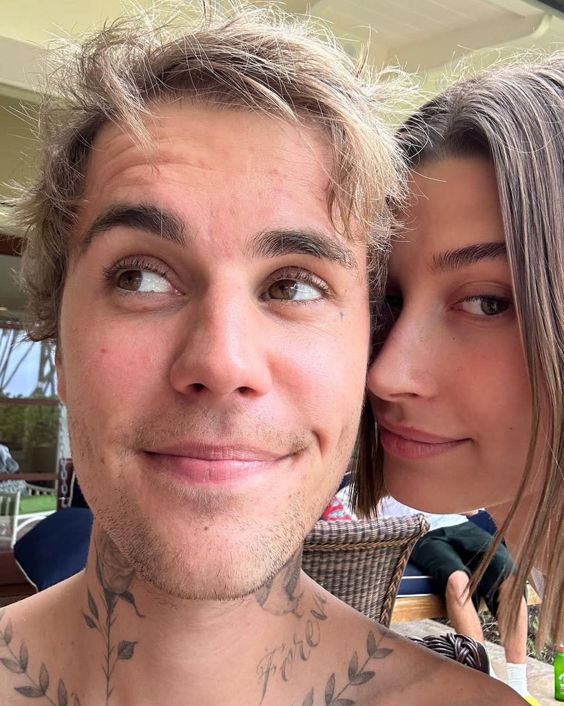 Justin Bieber, Hailey Bieber, Hawaiian Vacation, Instagram
