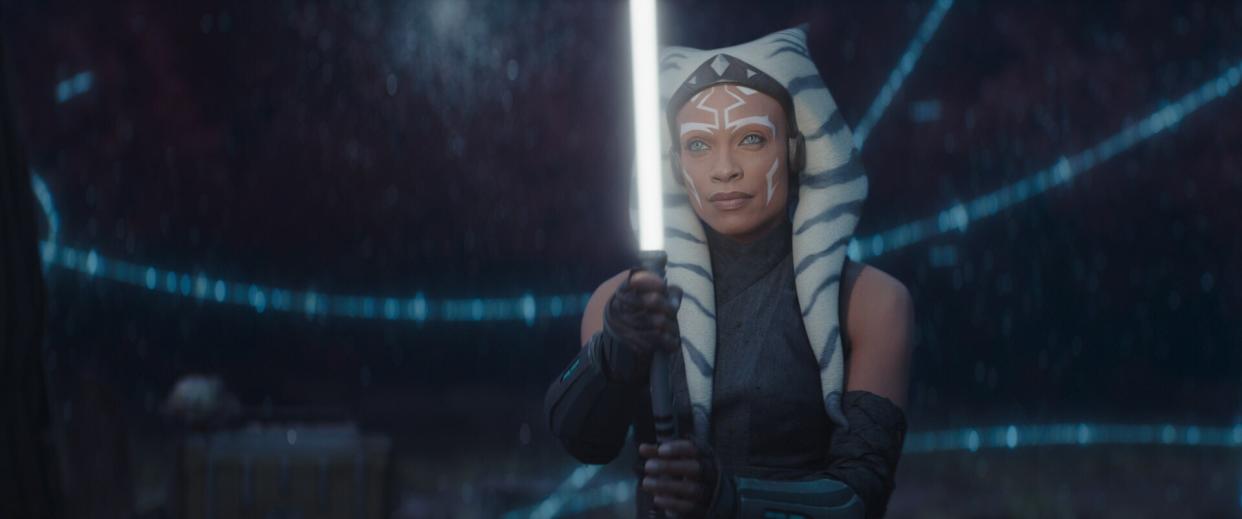 Rosario Dawson is Ahsoka Tano. (Lucasfilm/Disney+)