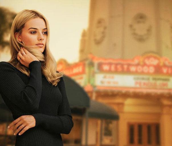 Once Upon a Time in Hollywood poster shows Margot Robbie as Sharon Tate in new Tarantino film