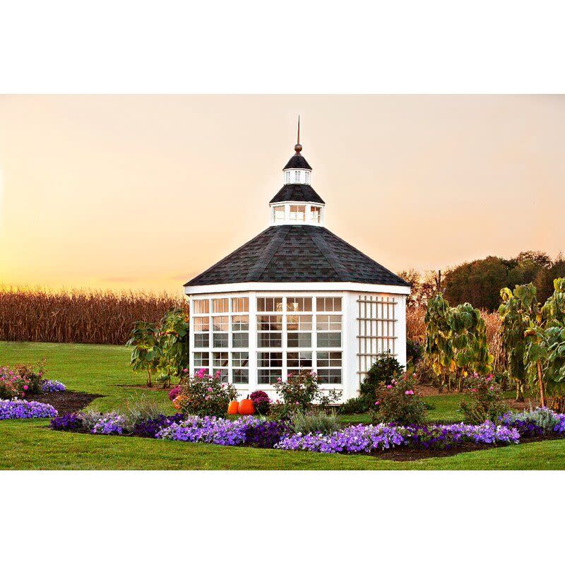 9) Colonial Shed Greenhouse