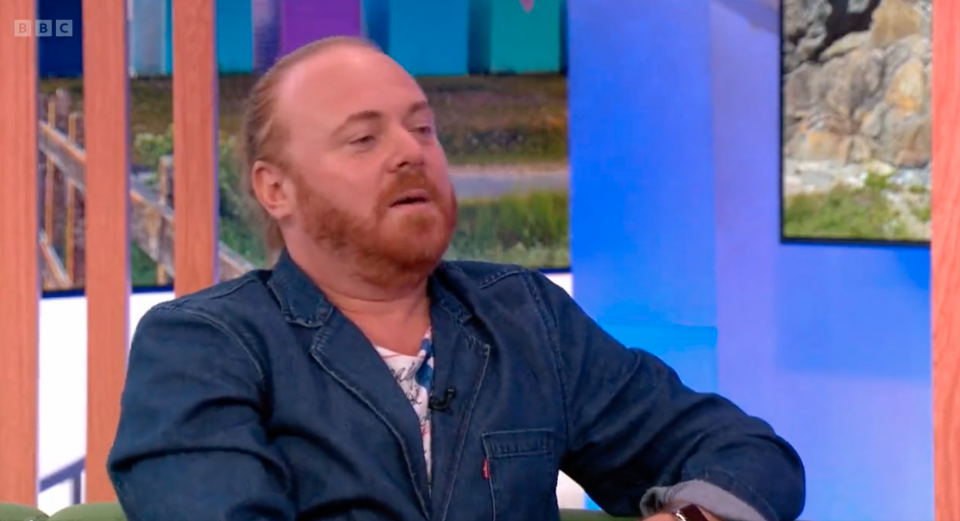 Leigh Francis appeared on The One Show to promote his live tour. (BBC)