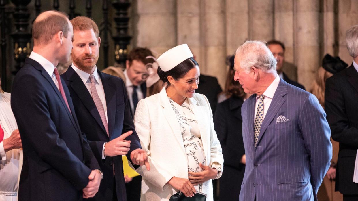 meghan markle chatting with charles 