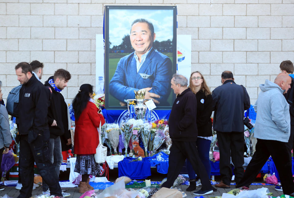 Tributes for the victims of the helicopter crash