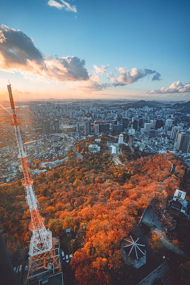 南山公園（Image Source : Getty Creative/ImaZinS RF）