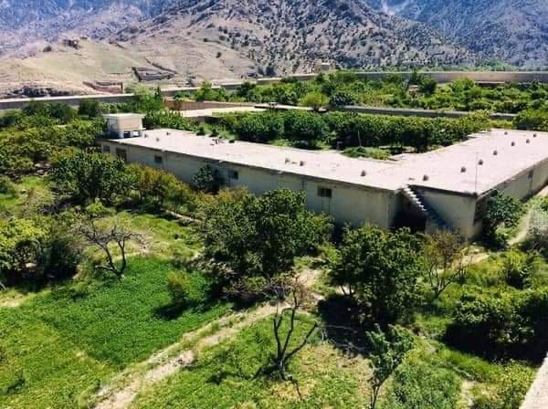 View of ancestral home of Nangarhar provincial official Ajmal Omar in Kodi Khel