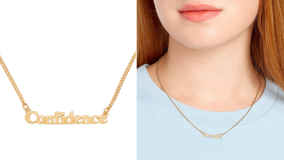 Gifts that give back: Ban.do Good Intentions necklace