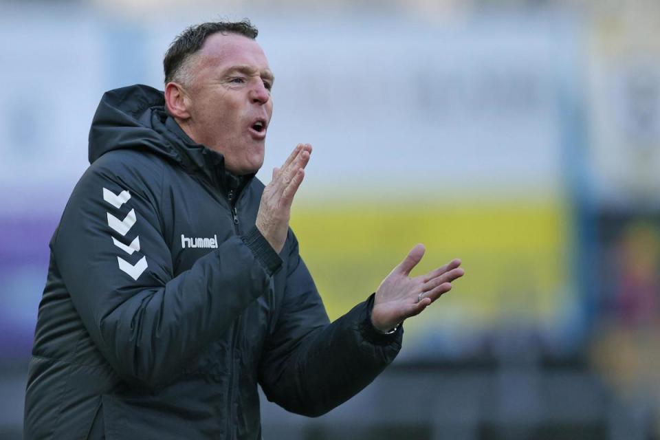 BUSY: Newport County manager Graham Coughlan heads from the January transfer window into a hectic spell of games <i>(Image: Huw Evans Agency)</i>
