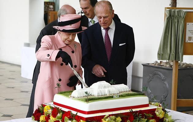 The Queen and Prince Philip are banned from eating shellfish. Photo: Getty Images