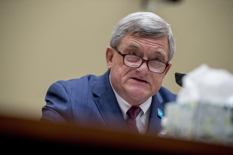 Census Bureau Director Steven Dillingham testifies before a House Committee on Oversight and Reform hearing on the 2020 Census​ on Capitol Hill, Wednesday, July 29, 2020, in Washington. (AP Photo/Andrew Harnik)