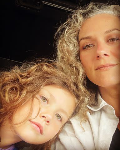 <p>Hilarie Burton Instagram</p> Hilarie Burton with her daughter George Virginia Morgan.