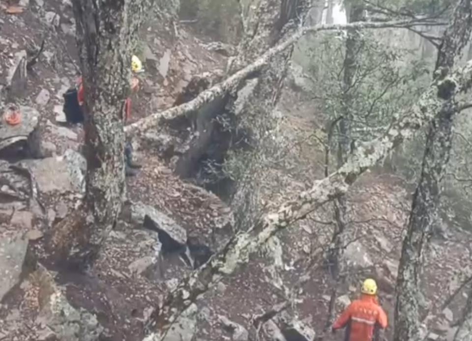 跑山獸認為陳伯均很有可能是在路線判斷上出錯。（圖／東森新聞）